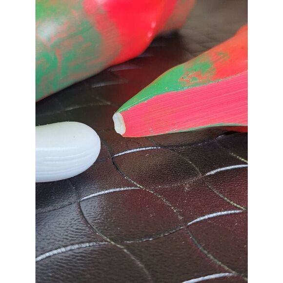 Red Chili Pepper  Anthropomorphic Faces Signed By Artist R. Vandamme 1996 Set - Picture 2 of 10